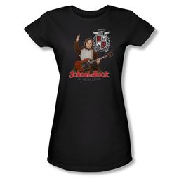 School Of Rock Shirt Juniors The Teacher Is In Black Tee T-Shirt School Of Rock Shirt Juniors The Teacher Is In Black Tee T-Shirt