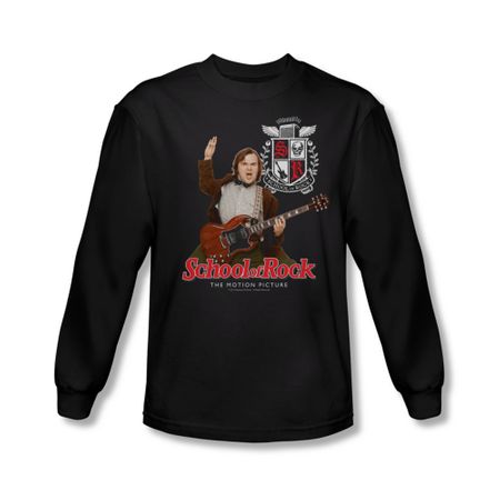 School Of Rock Shirt The Teacher Is In Long Sleeve Black Tee T-Shirt
