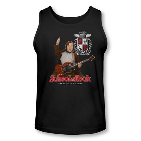 School Of Rock Tank Top The Teacher Is In Black Tanktop