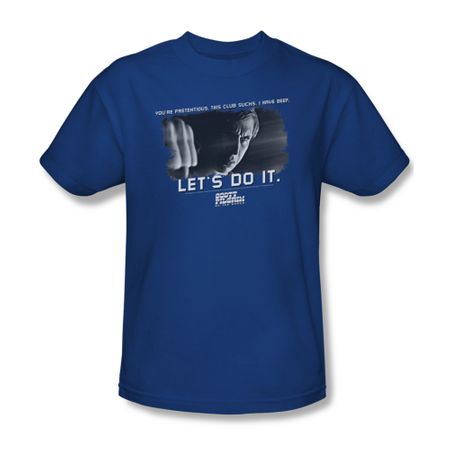 Scott Pilgrim Vs. The World Shirt Beef Adult Royal Blue Tee T-Shirt