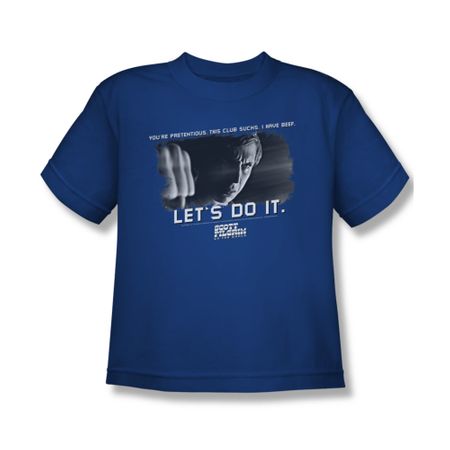 Scott Pilgrim Vs. The World Shirt Kids Beef Royal Blue Youth Tee T-Shirt