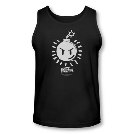 Scott Pilgrim Vs. The World Tank Top Sex Bob Omb Logo Black Tanktop