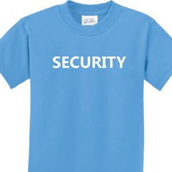 Security Guard Kids Shirt