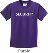 Security Guard Kids Shirt