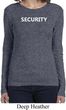 Security Guard Ladies Long Sleeve Shirt