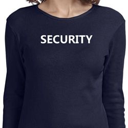Security Guard Ladies Long Sleeve Shirt