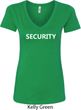 Security Guard Ladies V-Neck Shirt