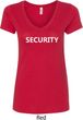 Security Guard Ladies V-Neck Shirt
