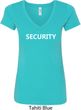 Security Guard Ladies V-Neck Shirt