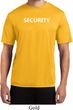 Security Guard Mens Moisture Wicking Shirt