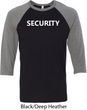 Security Guard Mens Raglan Shirt
