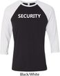 Security Guard Mens Raglan Shirt