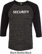 Security Guard Mens Raglan Shirt
