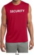 Security Guard Mens Sleeveless Moisture Wicking Shirt