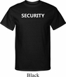 Security Guard Mens Tall Shirt