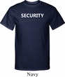 Security Guard Mens Tall Shirt
