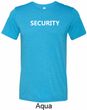 Security Guard Mens Tri Blend Crewneck Shirt