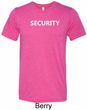Security Guard Mens Tri Blend Crewneck Shirt