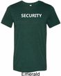 Security Guard Mens Tri Blend Crewneck Shirt