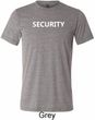 Security Guard Mens Tri Blend Crewneck Shirt