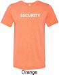 Security Guard Mens Tri Blend Crewneck Shirt