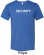 Security Guard Mens Tri Blend Crewneck Shirt
