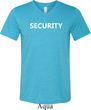 Security Guard Mens Tri Blend V-neck Shirt