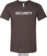 Security Guard Mens Tri Blend V-neck Shirt