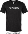 Security Guard Mens Tri Blend V-neck Shirt