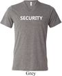 Security Guard Mens Tri Blend V-neck Shirt