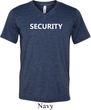Security Guard Mens Tri Blend V-neck Shirt