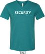 Security Guard Mens Tri Blend V-neck Shirt