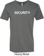 Security Guard Mens V-Neck Shirt