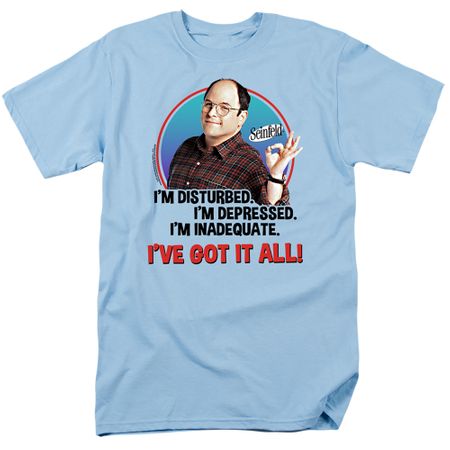 Seinfeld George Costanza I've Got it All Light Blue T-shirt