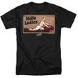 George Costanza Hello Ladies Seinfeld T-shirt - Black
