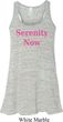 Serenity Now Ladies Flowy Racerback Tanktop