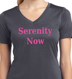 Serenity Now Ladies Moisture Wicking V-neck Shirt Serenity Now Ladies Moisture Wicking V-neck Shirt