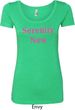 Serenity Now Ladies Scoop Neck Shirt
