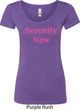 Serenity Now Ladies Scoop Neck Shirt