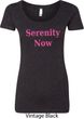 Serenity Now Ladies Scoop Neck Shirt
