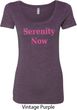 Serenity Now Ladies Scoop Neck Shirt