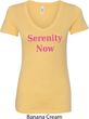 Serenity Now Ladies V-Neck Shirt