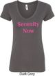 Serenity Now Ladies V-Neck Shirt