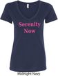 Serenity Now Ladies V-Neck Shirt