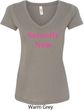 Serenity Now Ladies V-Neck Shirt