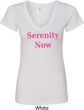 Serenity Now Ladies V-Neck Shirt