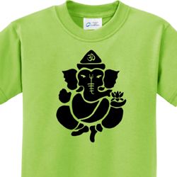 Shadow Ganesha Kids Yoga Shirts