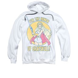 She-Ra Hoodie Honor Of Grayskull White Sweatshirt Hoody