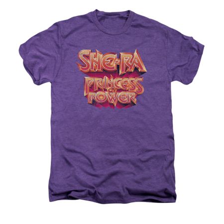 She-Ra Premium Shirt Logo Adult Deep Purple Heather Tee T-Shirt