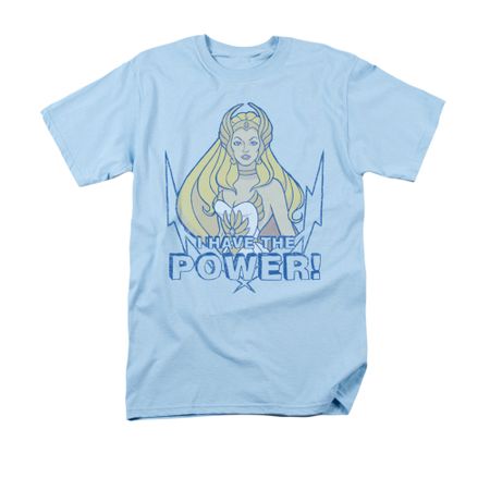 She-Ra Shirt Power Adult Light Blue Tee T-Shirt